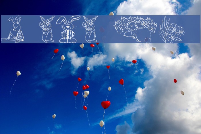 KR Easter No 2 Font examples