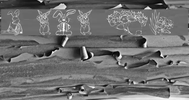 KR Easter No 2 Font examples