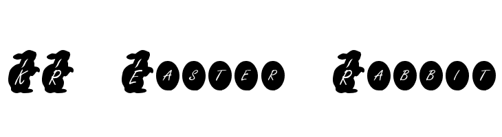 KR Easter Rabbit Font