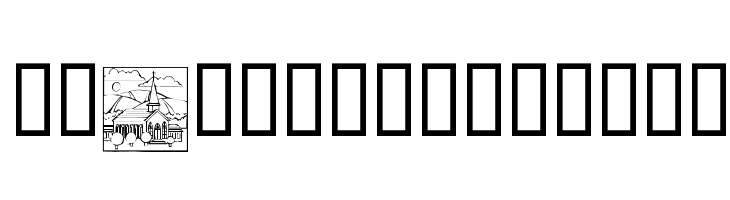 KR Easter Squares Font