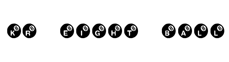 KR Eight Ball  Frei Schriftart Herunterladen