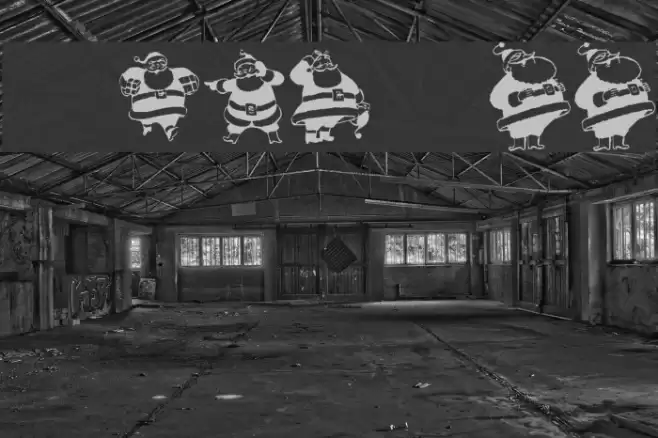 KR Eight Santas Font examples