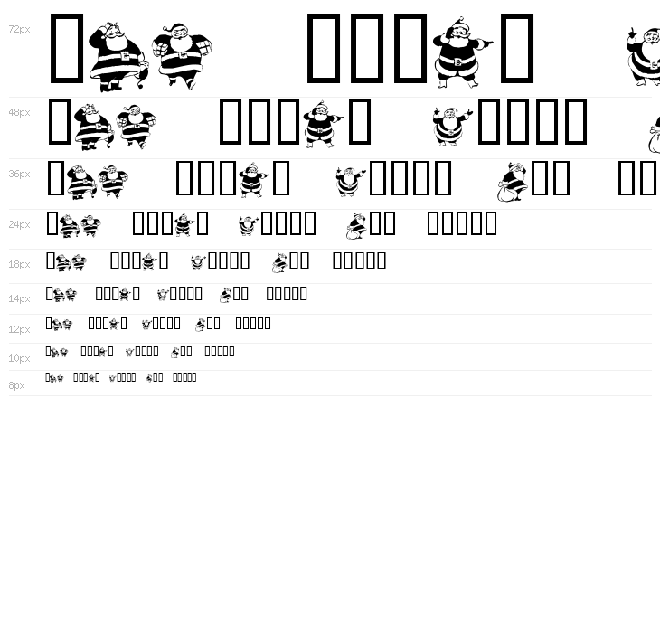 KR Eight Santas Waterfall