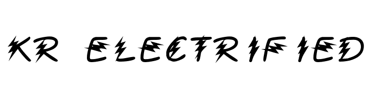 KR Electrified  免费字体下载
