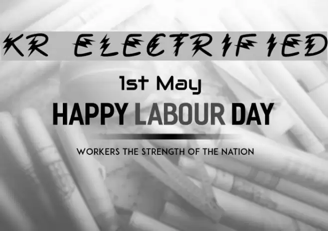 KR Electrified Font examples