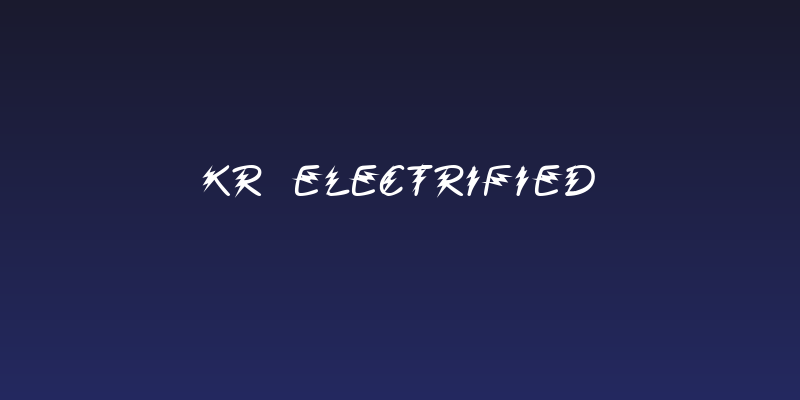 KR Electrified Social Header