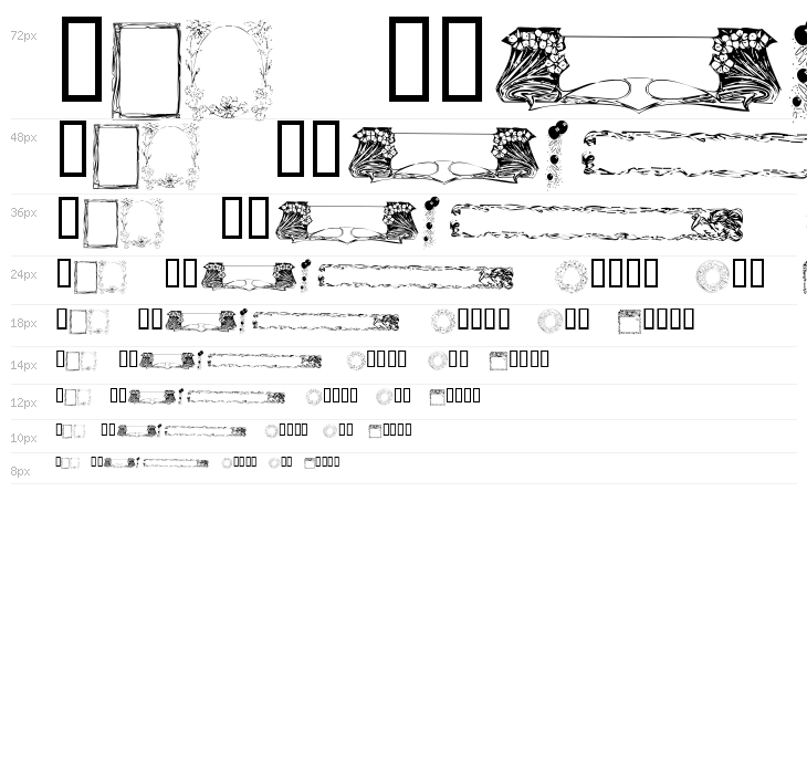 KR Fab Frames and Borders Waterfall