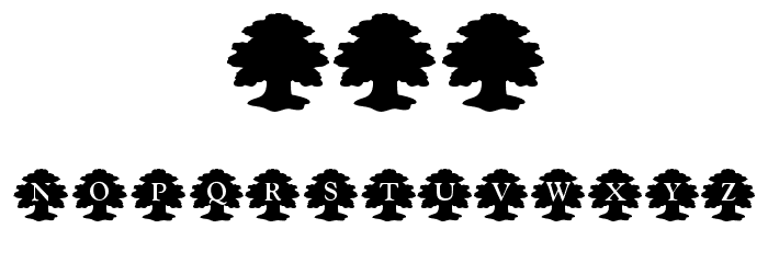 KR Family Tree Font OTHER CHARS