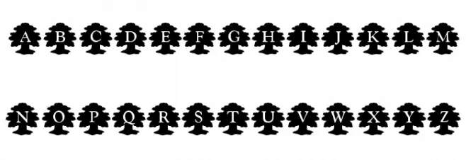 KR Family Tree फ़ॉन्ट लोअरकेस