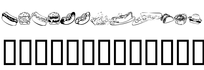 KR Fast Food Font LOWERCASE
