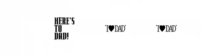 KR Father's Day Dings  フリーフォントのダウンロード