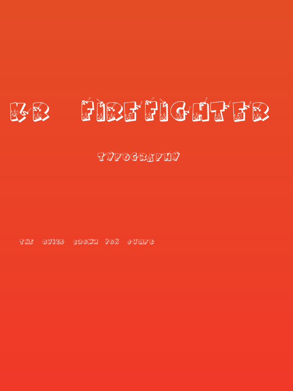 KR Firefighter Ron Poster