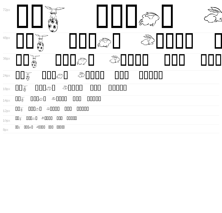 KR Five Bunnies Waterfall