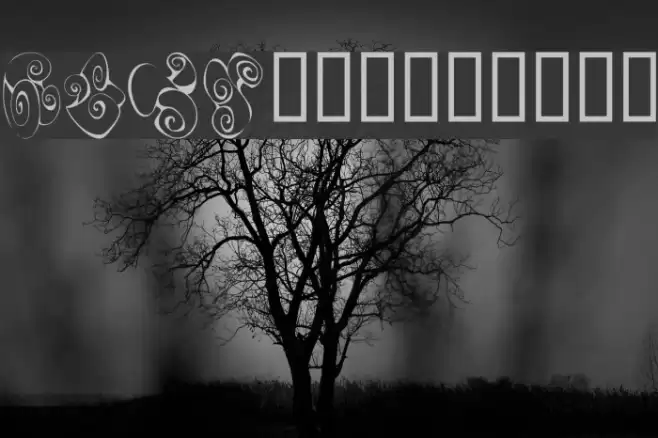 KR Fleur Flair 2 Font examples