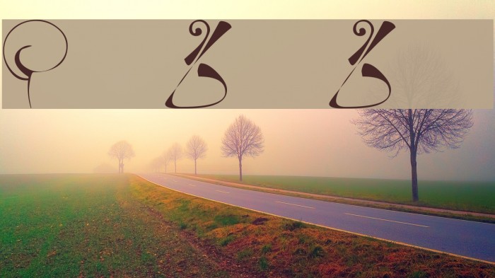 KR Fleur Flair 6 Font examples