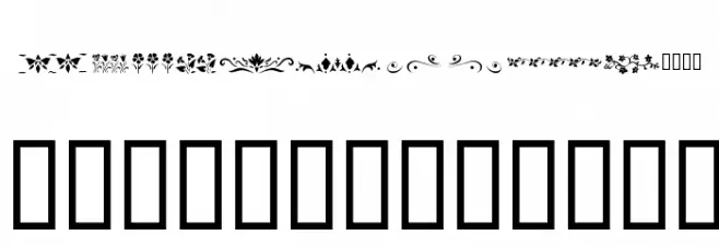 KR Fleur Flair Lines 3 Fuentes MINÚSCULAS