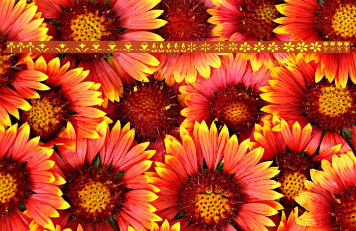 KR Fleur Flair Lines Font examples