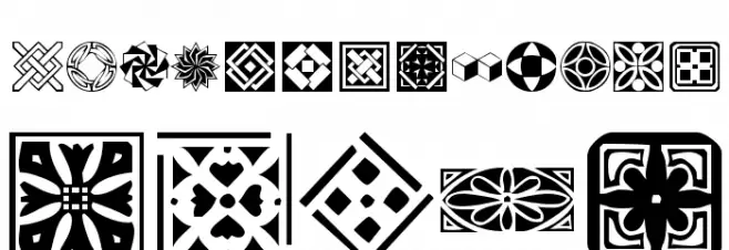 KR Fleurish Deco Schriftart Groß