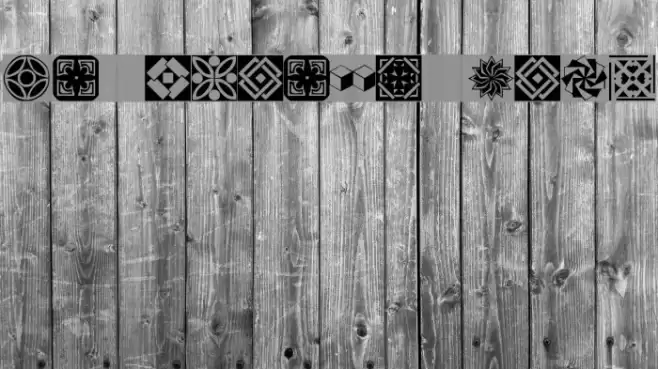 KR Fleurish Deco Font examples