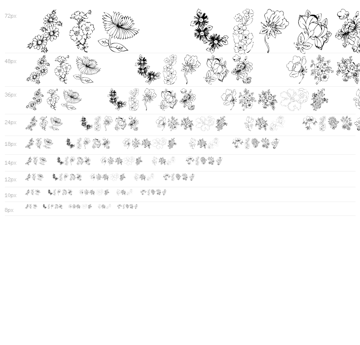 KR Floral Color Me 2 Waterfall