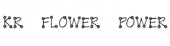 KR Flower Power  नि: शुल्क फ़ॉन्ट्स डाउनलोड