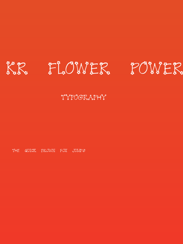 KR Flower Power Poster