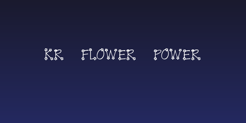 KR Flower Power Social Header