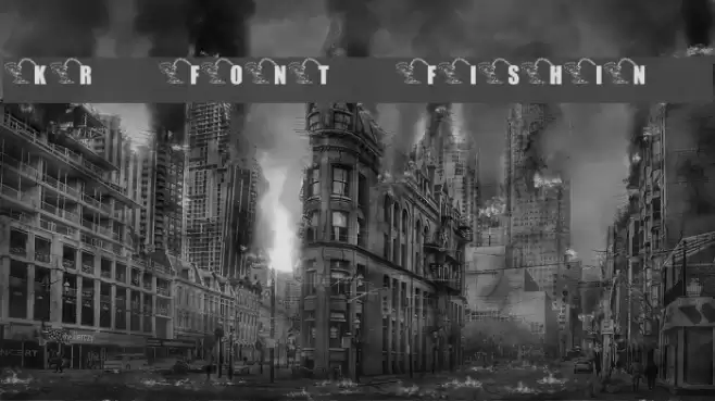 KR Font Fishin 2 Font examples