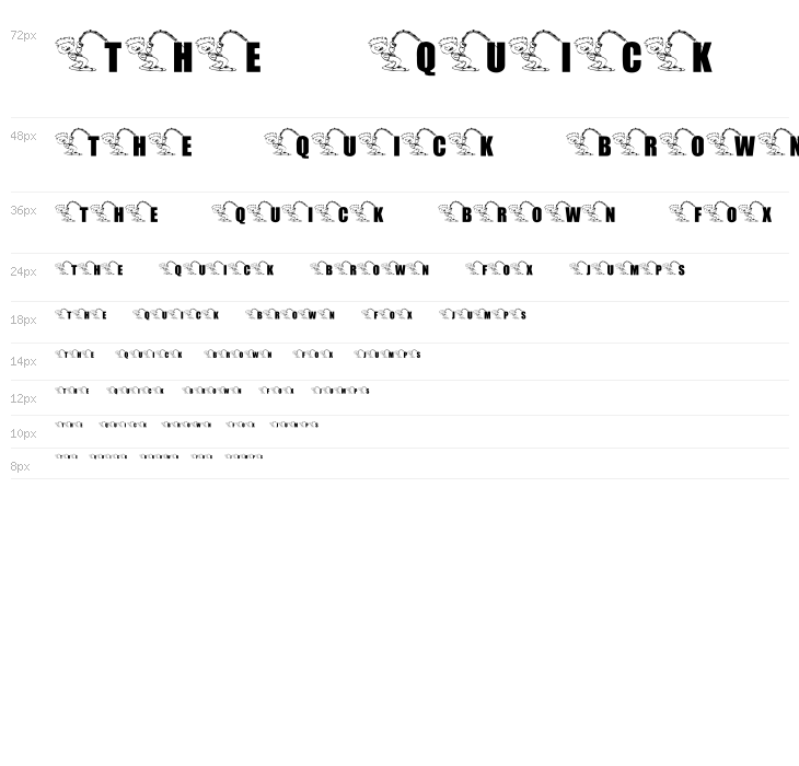 KR Font Fishin 2 Waterfall