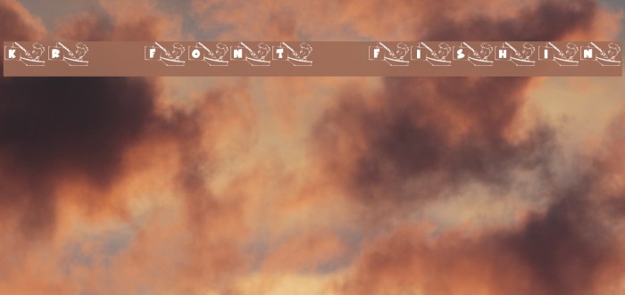 KR Font Fishin Font examples