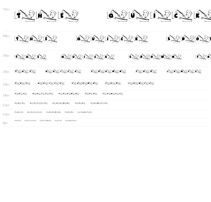 KR Font Fishin Waterfall