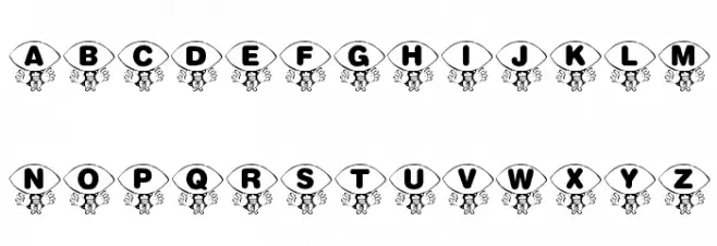 KR Foo'ball Schriftart Groß