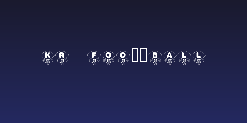 KR Foo'ball Social Header