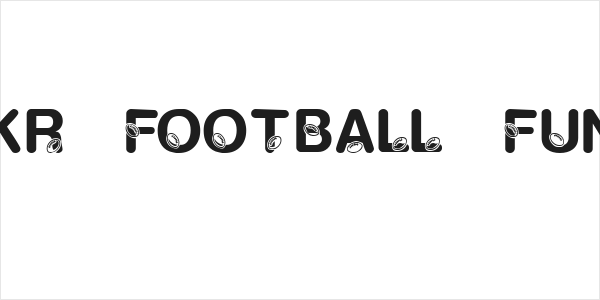 KR Football Fun Logo