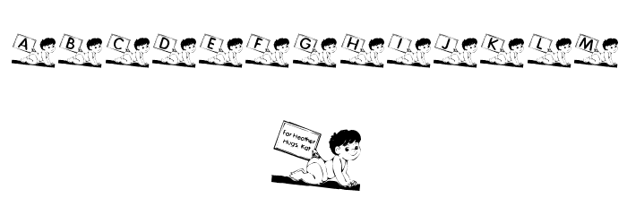 KR For Baby B Font OTHER CHARS
