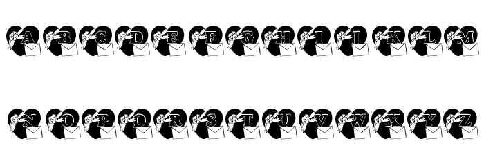KR For You Font LOWERCASE