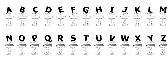 KR Fountain Caratteri MINUSCOLO