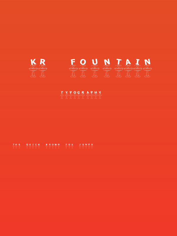 KR Fountain Poster