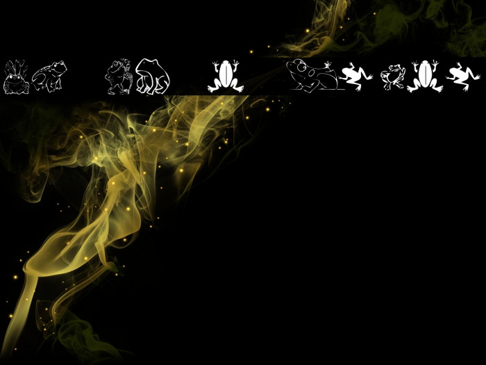 KR Frogs for Jennifer Шрифта examples