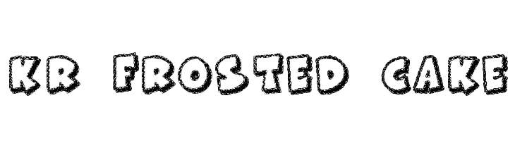 KR Frosted Cake  免费字体下载