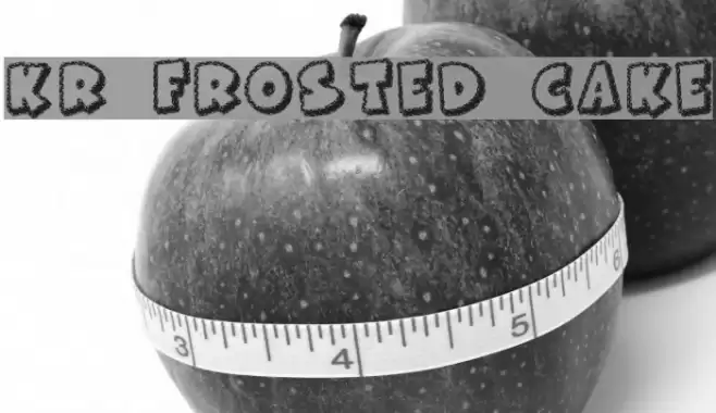 KR Frosted Cake Font examples