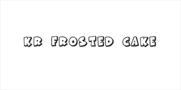 KR Frosted Cake Logo
