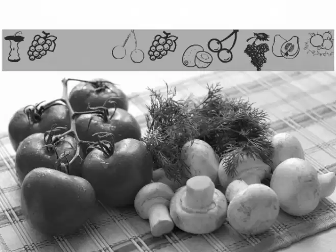 KR Fruitsy Font examples