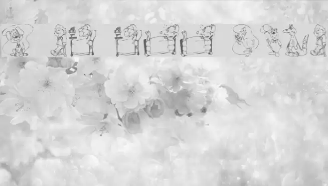 KR Get Well Dings Font examples