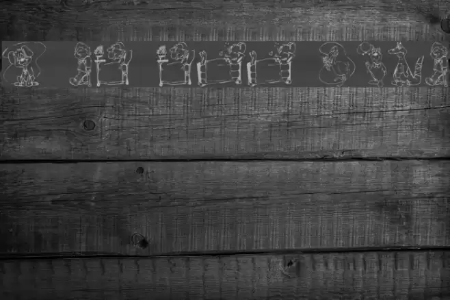 KR Get Well Dings Font examples