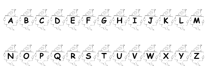 KR Ghostly Message Font OTHER CHARS