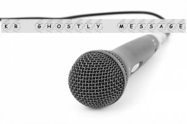 KR Ghostly Message Font examples