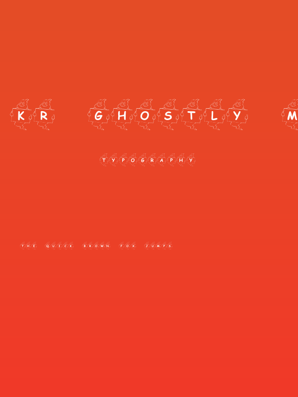 KR Ghostly Message Poster