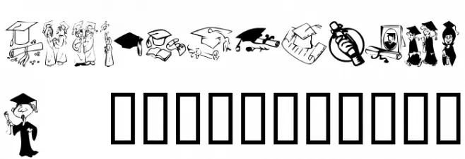 KR Grads 2002 Font OTHER CHARS