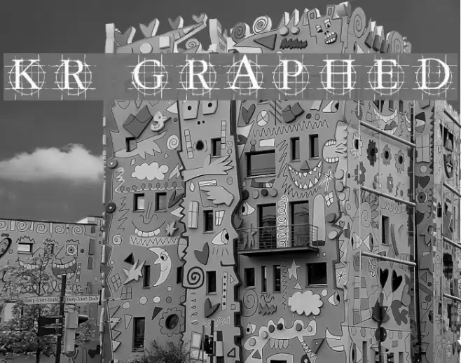 KR Graphed Font examples